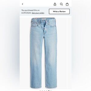 Levi's® Wedgie High Waist Straight
Leg Jeans (Fully Baked)